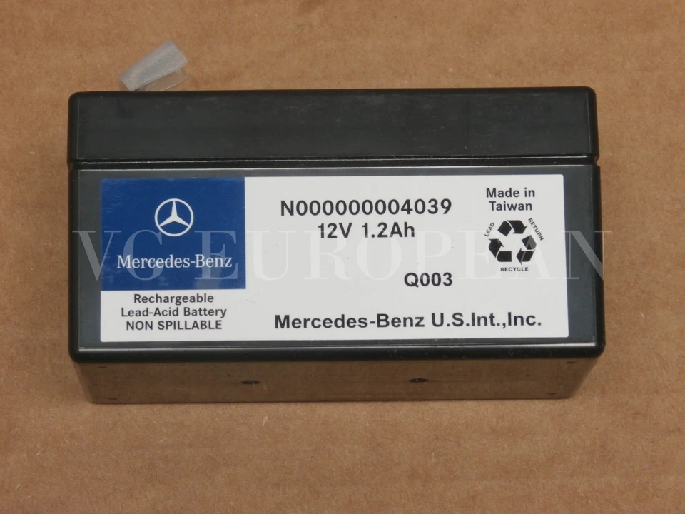 Mercedes Benz Genuine CLA CLS E G GL ML R S-Class Backup Battery (VIN REQUIRED) - Image 2 of 4