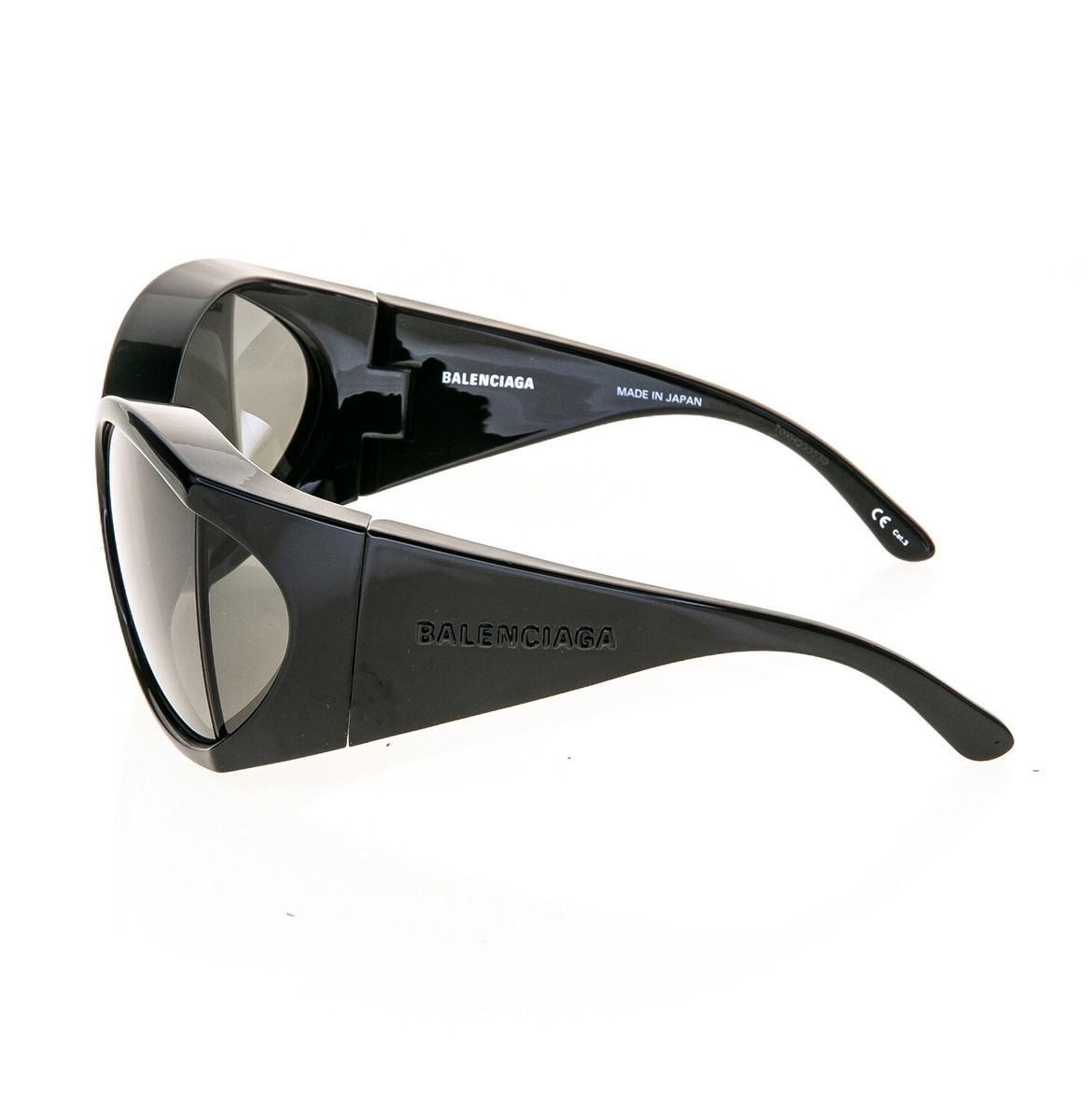 BALENCIAGA EXTREME Oversized Wrap 0154 Black Bold Unisex