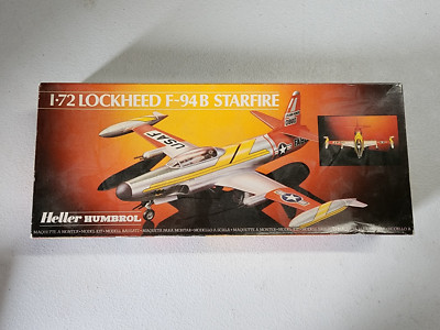 HELLER Humbrol Lockheed F-94 B Starfire 1/72 Scale Model Kit (Pal-1-4)