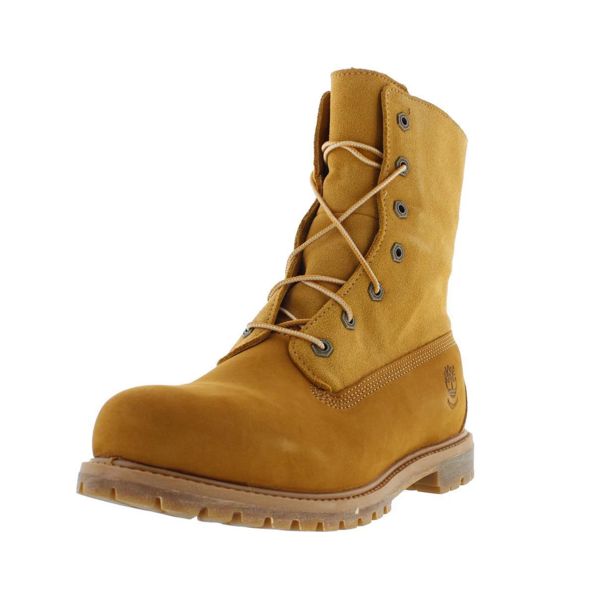 Timberland waterproof leather cheap foldover fleece bootie
