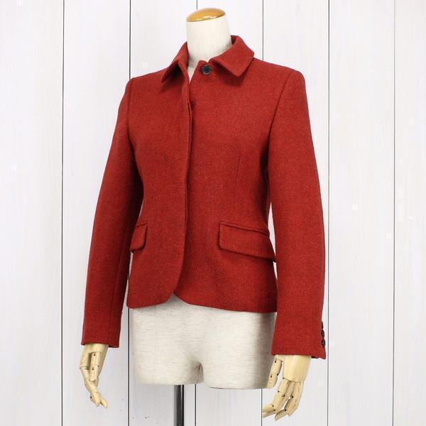 MARGARET HOWELL HARRIS TWEED Jacket 1 Orange Authentic Women Used from Japan