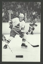 Aaron Broten Colorado Rockies Team Issued Hockey Postcard