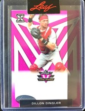 2021 Leaf Valiant DILLON DINGLER PINK Pre-Production Proof XRC 1/1 Detroit