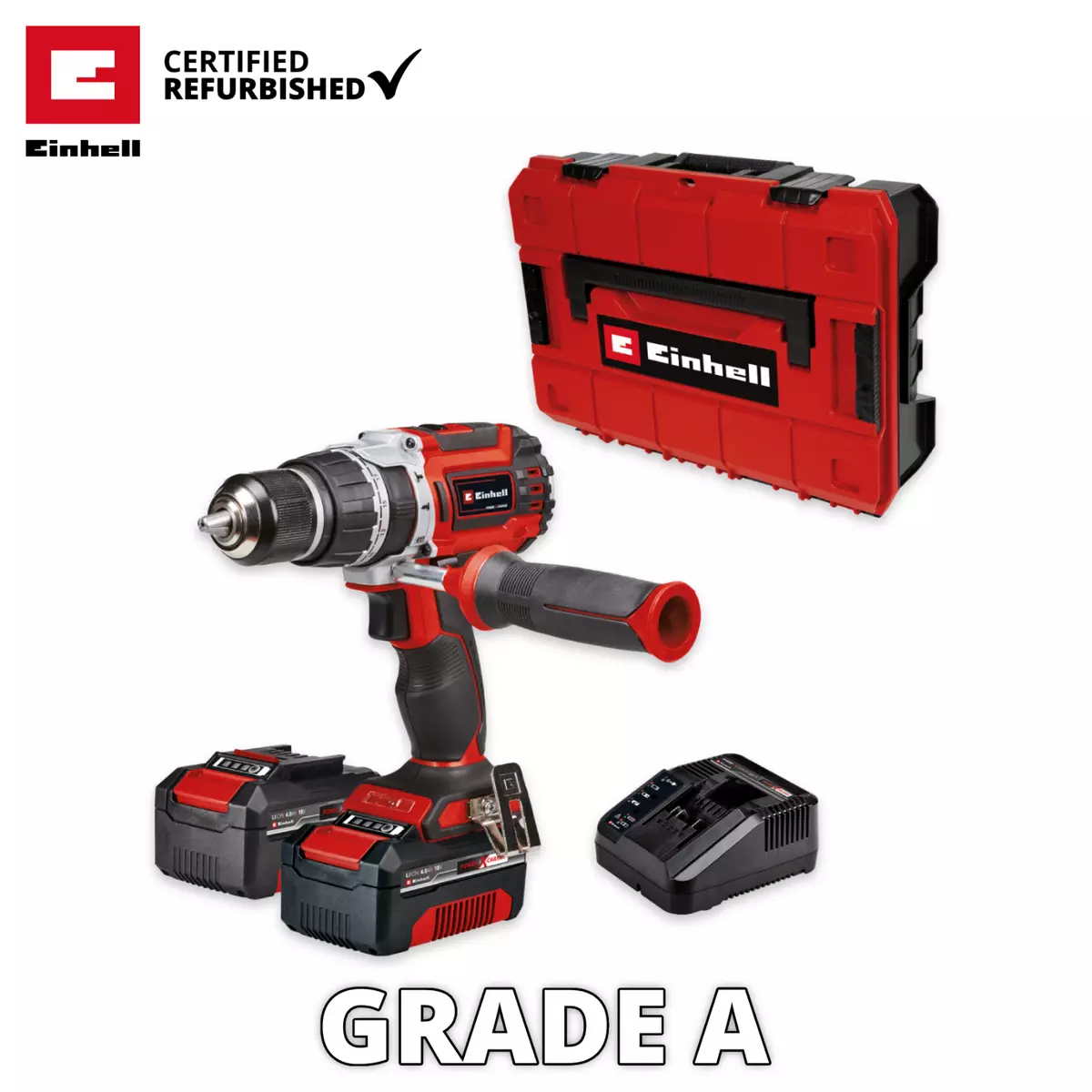 Einhell Cordless Impact Drill Driver 60Nm Brushless Battery Kit