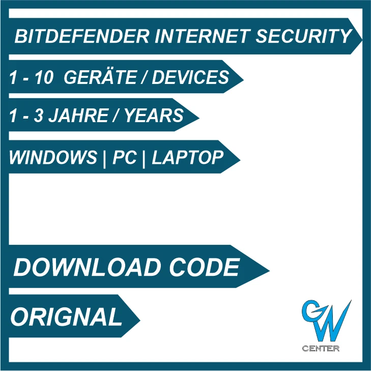 Bitdefender Internet Security 2025 - 2026 1 3 5 10 PC GERÄTE 1 2 Jahr e VPN @GWC - Bild 2 von 4