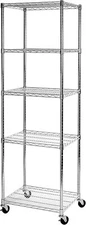 Seville Classics Heavy Duty NSF Solid Steel Wire Rack Storage Unit Organizer