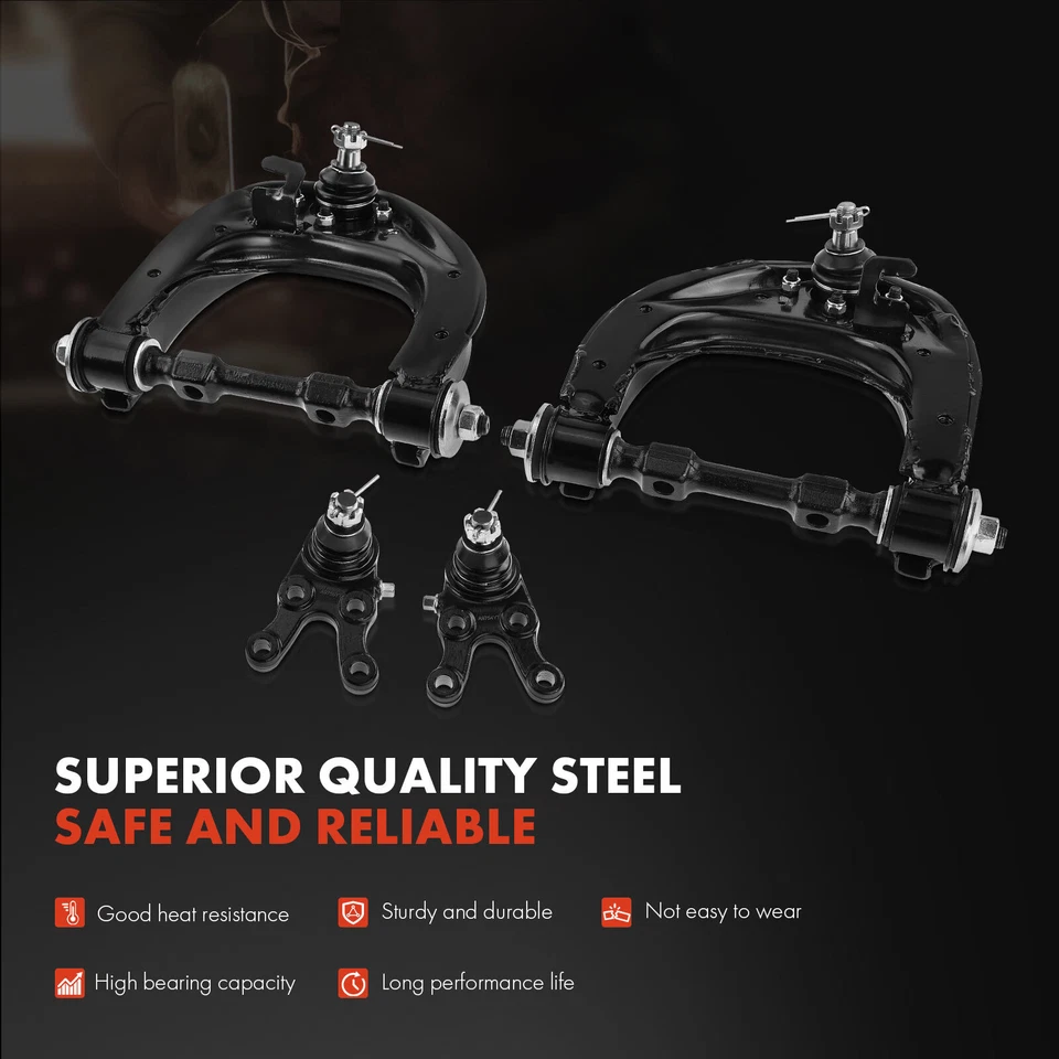 Brazo de control delantero de 8 fotos y extremo de varilla de amarre y rótula para Mitsubishi Montero Sport Foto 3 de 4