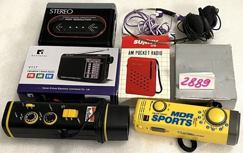 Lotto di radio tascabili, walkman, auricolari: Retekess, SUNNY, MDR Sports Marlboro - Foto 17 di 17