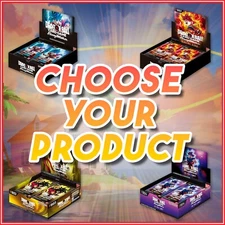 DRAGON BALL SUPER FUSION WORLD CHOOSE YOUR SEALED PRODUCT ENGLISH VERSIONS