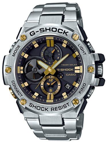 NEW Casio G-Shock Watch GST-B100D-1A9JF G-Steel Bluetooth iOS Android Solar - Picture 1 of 1