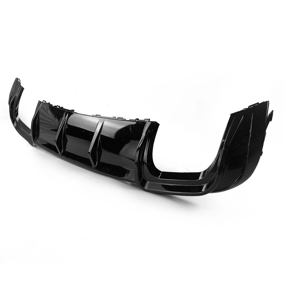 Alerón labial difusor parachoques trasero negro brillante para Audi S3 A3 SLINE 2017-2020 1 PIEZA Foto 3 de 4