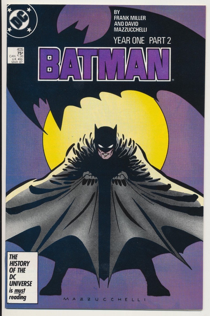 Batman #405 DC Comics 1987 Year One, part 2 Frank Miller | eBay
