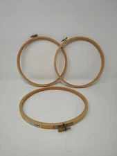 3-pack: 8-inch Wood Embroidery Hoops (set of 3) Darice 39014 New with Tags