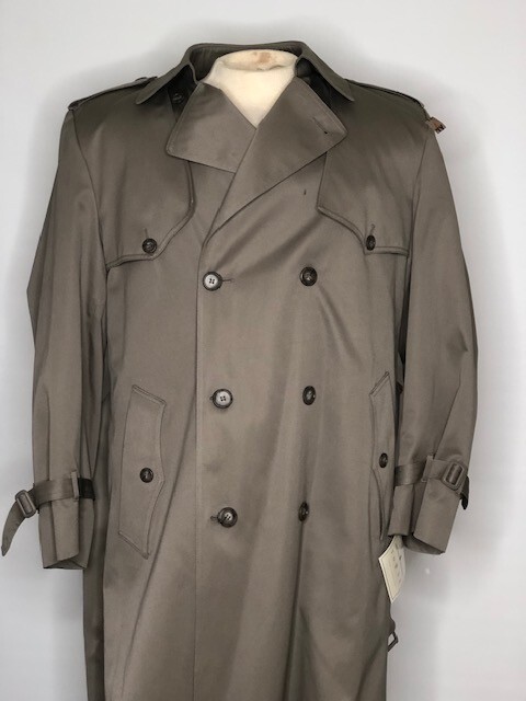 NWT $235 LONDON FOG TOWNE RANIER Lined Trench Coat Men's 40