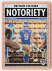 2025 Mosaic Matthew Stafford Mosaic Orange Fluorescent (Raw)
