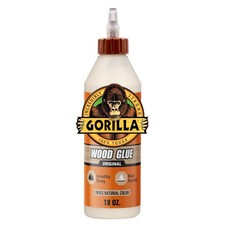 Gorilla Wood Glue, 18 Ounce Bottle, Natural Color, Pack of 1 18
