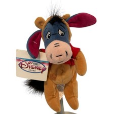 Disney Store Eeyore Plush as Winnie the Pooh Stuffed Donkey Toy Vintage Beanie