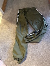 SHEIN Green cargo joggers with adjustable waist and ankles cargo joggers