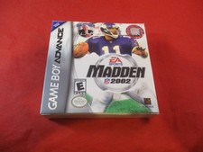 Madden 2002 Nintendo Game Boy Advance Empty Box ONLY no manual/game J