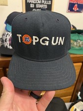 Vintage New Era 76 Gasoline Top Gun Made In USA SnapBack Hat Cap Minor Flaw