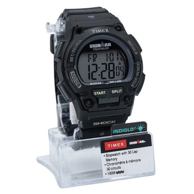 Timex Ironman Triathlon Indiglo Men's Watch - Black - T5K196