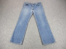 VINTAGE Levis 517 Jeans Men 38x32 Blue Bootcut Denim Orange Tab Whiskers USA 90s