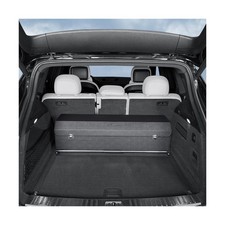 Car Trunk Organizer, Leather Trunk Organizer for Suv with Lid and Push-pull H...