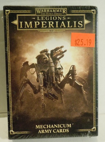 Warhammer Legion Imperialis Mechanicum Army Cards shrink