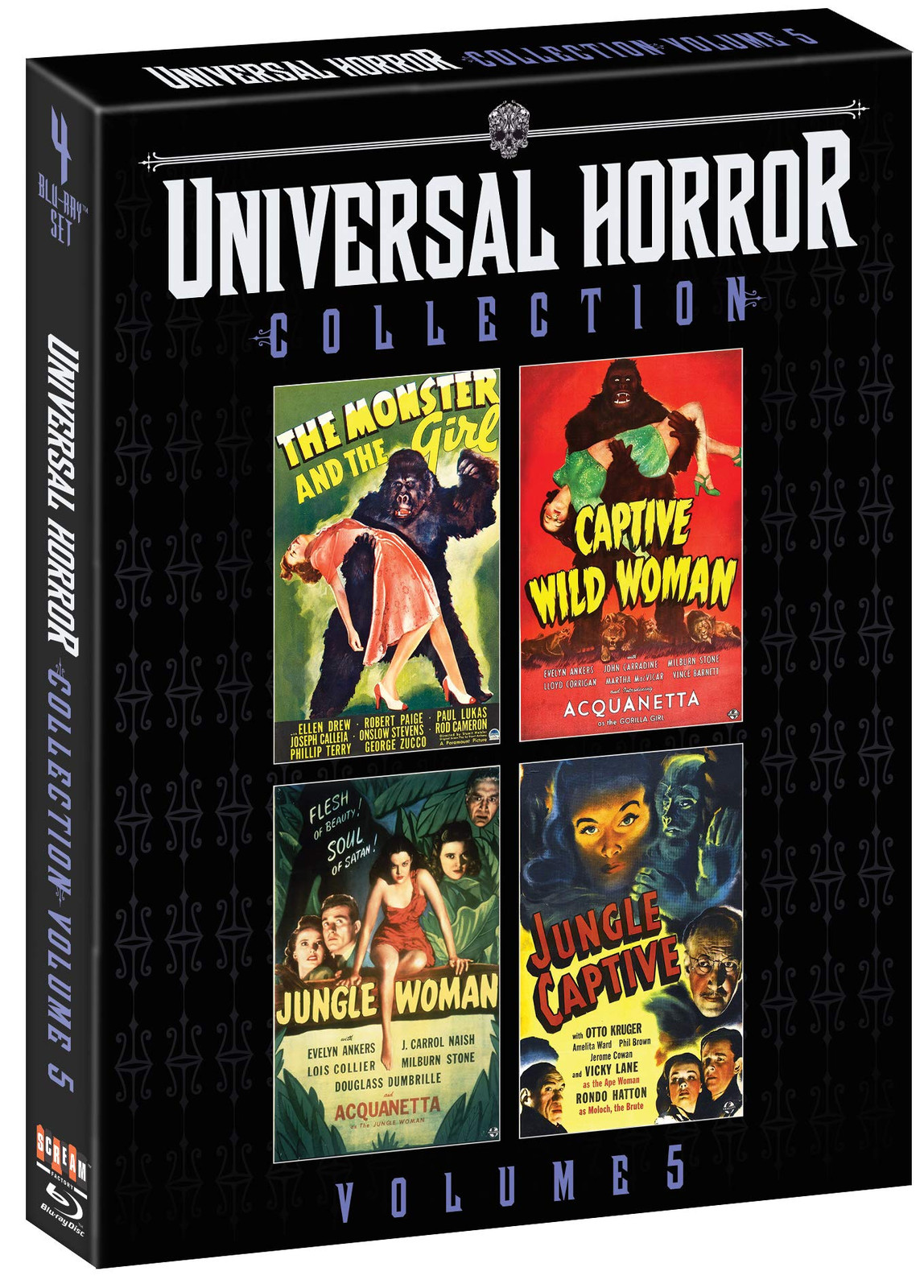 Universal Horror Collection Volume 5 Blu-ray Classic Monster Films
