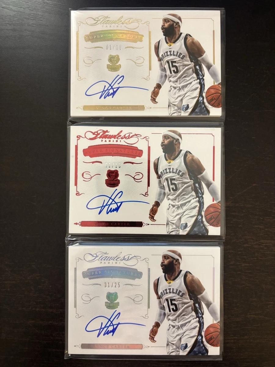 Vince Carter Memphis Grizzlies Basketball Autographed Sports