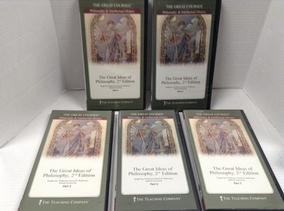 GREAT COURSES: THE GREAT IDEAS OF PHILOSOPHY 2nd Edition DVDs COMPLETE  2004