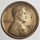 1914 S San Francisco Mint Lincoln Wheat Penny Cent 1c d509