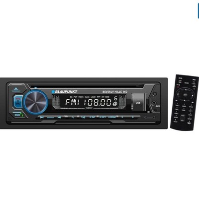 Blaupunkt BEVERLY HILLS 160 Single DIN CD DVD MP3 USB AM FM Receiver Bluetooth