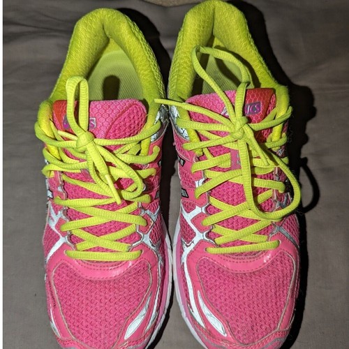 Asics Zapatos Mujer 8.5 Rosa Gel Kayano 21 Neón RunningT4N5N D6 Excelente Raro - Imagen 6 de 10