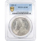 1901 S Morgan Dollar AU 58 PCGS Silver $1 Coin SKU:I17346