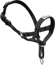 Dog Muzzle, Head Halter Collar for Dog, Pet Dogs Nylon Reflective