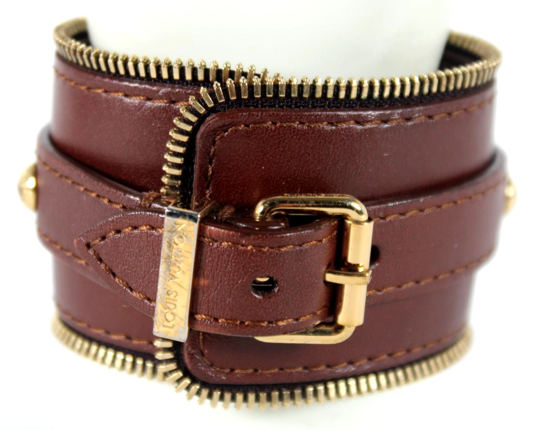 Louis Vuitton Leather Brown Fashion Bracelets for sale | eBay