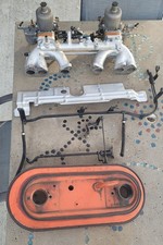 Oem Datsun 240z Hitachi Round Top Su Carbs W E88 Intake Manifold L24 Complete