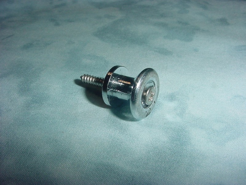 Vintage Teisco Strap Button with Mounting Screw / Original Part