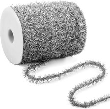 40 Yards Christmas Tinsel Ribbons Christmas Mini Twist Garlands