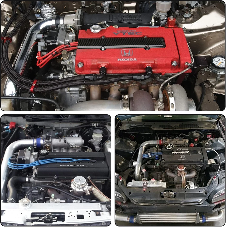 Intercooler Pipe & Coupler Kit for Honda Civic 1992-2000 Acura Integra 1994-2001 - Image 4 of 4