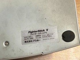 ASCII Fighter Stick V Arcade Fight Stick Controller Sega Saturn SS Japan NTSC-J