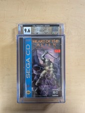 Heart of the Alien Out of This World Sega CD CGC 9.6 A+ Sealed Pedigree