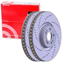 2X BREMBO BREMSSCHEIBEN 375mm INNENBEL&Uuml;FTET VORNE PASSEND F&Uuml;R MERCEDES-BENZ GLE