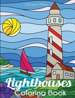 Lighthouses Coloring Book Dylanna Press Taschenbuch Kartoniert / Broschiert 2020