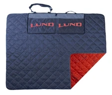 Lund Logo Travel Blanket w/ Water Resistant Fabric - Blue & Red LUN-63005