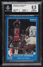1983 Star NBA All-Star Game Marques Johnson #5 BGS 8.5 0q3