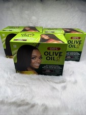 Olive Oil Extra Strength Full-Application Hair Relaxer Exp: 11/2027 - Lot Of 3