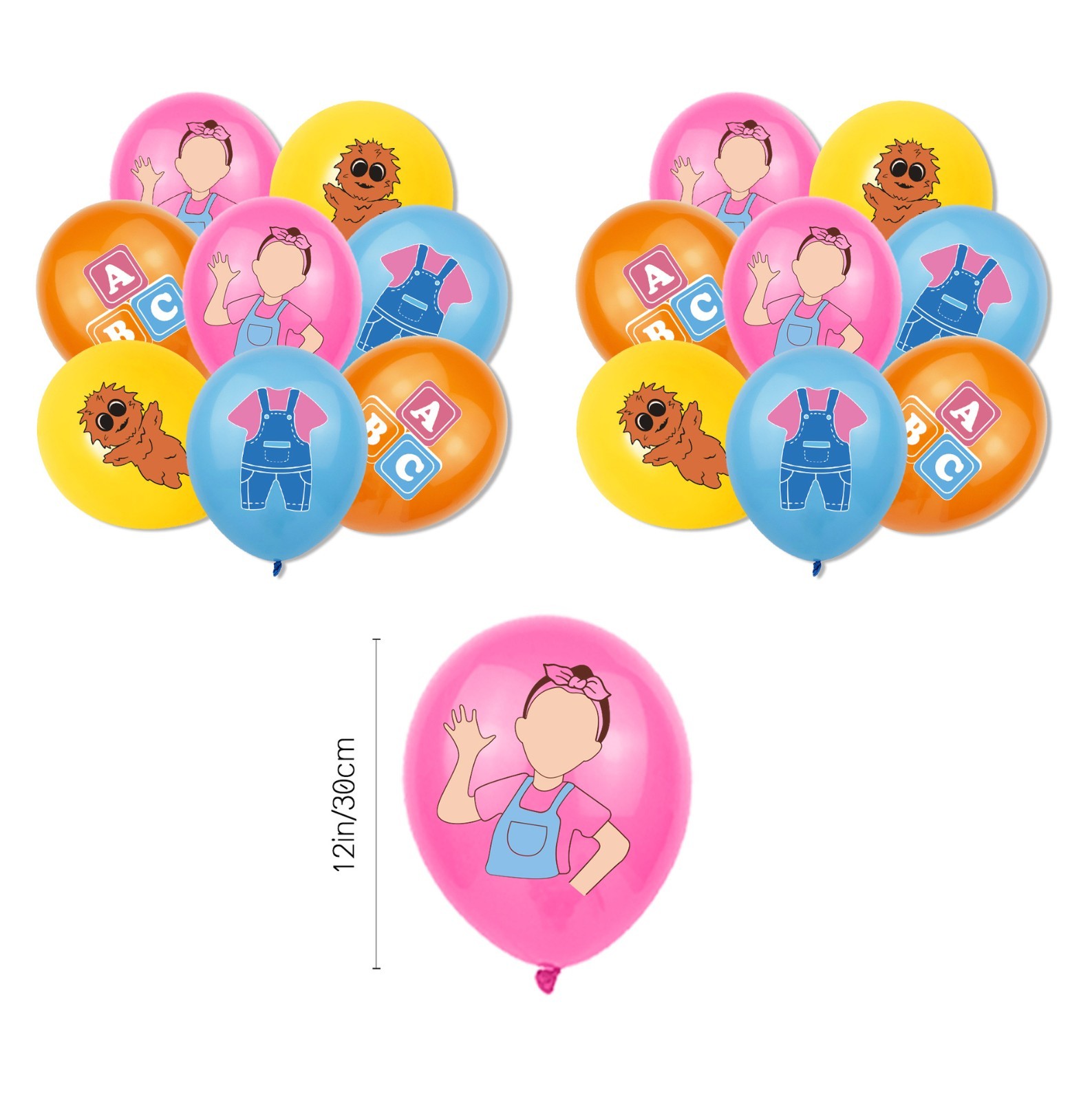 Miss Rachel Party Supplies Decorations Set Balloons Banner Cake Toppers — image 3