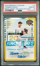 2024 PANINI PROSPECT EDITION PROSPECT TICKET | SIGNATURE-GOLD PULSAR [#6/10]